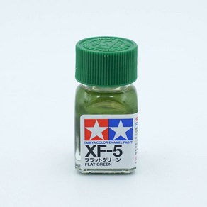 타미야 XF5 그린 무광 10ml 에나멜도료 TAMIYA, 1개