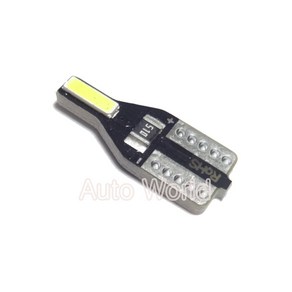 12v t10 양면 슬림 2칩 led 전구 w5w 미등 실내등 트렁크등, 1개