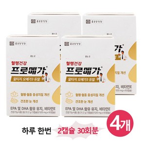 종근당건강 프로메가 알티지 오메가3 듀얼 520mg 60캡슐 3박스(3개월분)