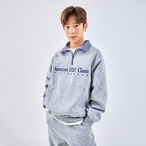 유솔 *겨울 신상품 50% SALE! 품절후 재입고* ULMT24T02 공용 겨울 쯔리 기모 클래식 반넥 운(활)동복 상하세트_강남점