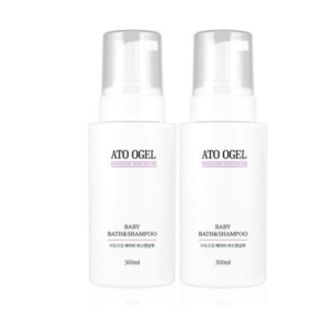 [2개] 아토오겔 바스앤샴푸 베이비 아기 유아 샴푸 바디워시 300ml 2개, 2개