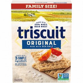 Triscuit Triscuit 오리지널 통곡물 밀 크래커 354.4g