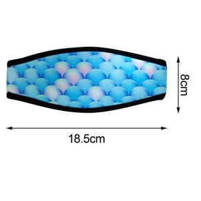 다이빙마스크 스트랩 네오프렌 스쿠버 다이빙 스노클링 마스크 커버 편안한 패딩 보호 헤어 랩 장비 액세서리