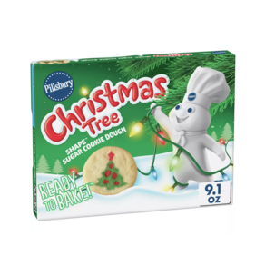 Pillsbury 필스버리 크리스마스 트리 모양 슈가 쿠키 도우 20개입