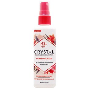 Cystal 에센스 미네랄 데오드란트 바디 스프레이 석류향, 118ml, 1개