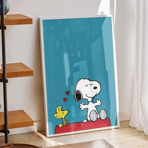 스누피 그림 포스터 snoopy 빈티지 일러스트 액자 카페 감성 아기방 인테리어 소품 32