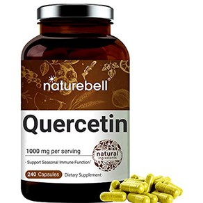 NatuBell Quecetin 네이처벨 퀘르세틴 퀘세틴 1000mg 240정 4개월분량, 1개