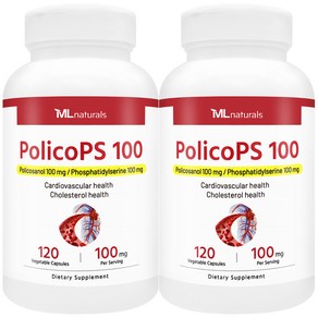 [미국빠른직구] 신제품 마이라이프 내추럴스 폴리코PS 100 (포스파티딜세린 100mg + 폴리코사놀 100mg)