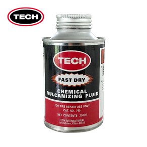 TECH 테크 급속건조본드 승용차 소형트럭용 250ml No.760(=NO.768) 타이어패치본드 패치접착제, 1개