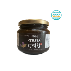 (무료배송) 지리산 6년 장수 도라지 약도라지 더덕청(500g), 500g, 1개, 500g