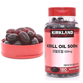 코스트코 커클랜드 시그니처 크릴오일 500mg 180캡슐, 180정, 1개