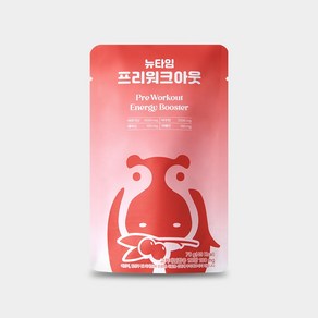 뉴타임 프리워크아웃 헬스부스터 운동전부스터 아르기닌 에너지 70ml x 30개입, 1개