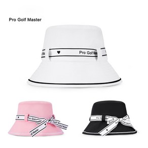 Po Golf Maste 모자 골프버킷햇 골프모자, 핑크