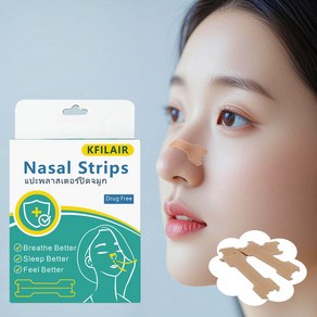 [주말에도 정상 발송 ] 통기성 비강 패치 운동/수면 겸용 피부 밀착 설계, 66*19mm, 1개