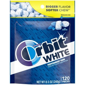 ORBIT Peppemint Sugafee Chewing Gum 8.5 Oz Res ORBIT Peppemint Sugafee Chewing Gum 8.5 Oz Re, 240g, 1개