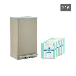 매직캔 히포 21L/27L+리필11개(기본리필 포함) MH250 MH280 신제품 더블락시스템, 21L히포+리필11개(기본포함), 02_21L 베이지+리필11개-MH250BG