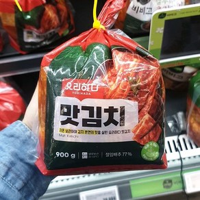 요리하다 맛김치 900g, 일반포장 동절기만, 1개