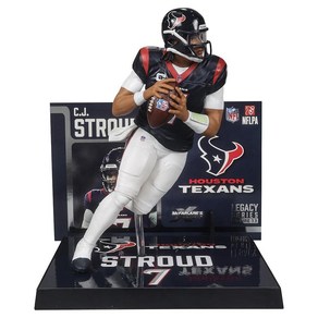 CJ Stoud (휴스턴 텍사스) NFL 17.8cm(7인치) 피규어 맥팔레인의 스포츠피크, CJ Stoud (휴스턴 텍사스) NFL 17.8cm