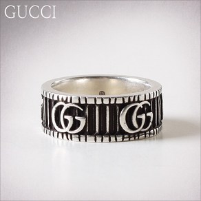 [구찌] 쥬얼리 GUCCI YBC551899001 GG 마몽트 8MM 실버반지