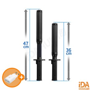 호신용 전기충격기 B7슈퍼 막대형 호신용품 2단 길이조정 호신용봉+충전패키지, 1개