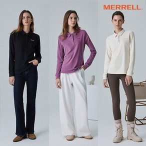 [24FW][MERRELL] 머렐 여성 피치기모 카라셔츠 3종