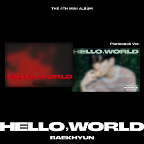 백현 (BAEKHYUN) - 미니앨범 4집 : Hello Wold [Photobook Ve.][2종 중 1종 랜덤발송]