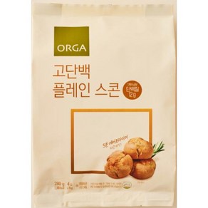 올가 고단백 플레인 스콘 (70gx4입), 280g, 5개