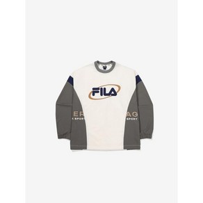 [FILA 본사공식] 헤리티지 우븐 맨투맨 (FS2POF3103X_SAD)