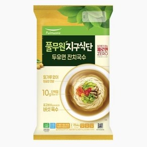 풀무원 [풀무원지구식단] 두유면 잔치국수 2인분, 1개, 374.4g
