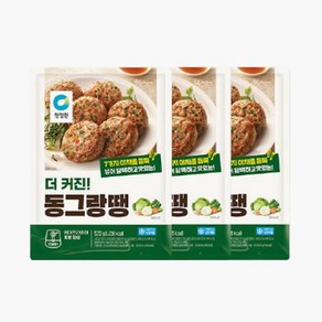 청정원 더 커진 동그랑땡, 3개, 520g