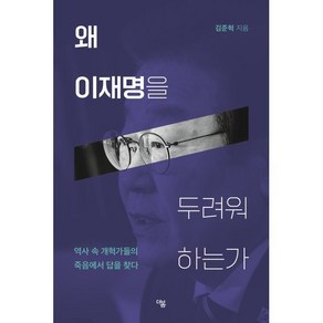 왜 이재명을 두려워 하는가:역사 속 개혁가들의 죽음에서 답을 찾다, 더봄, 김준혁