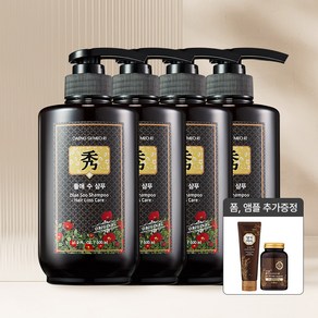 [댕기머리]들애수 샴푸 500ml, 4개