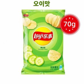 레이즈 오이맛 감자칩 LAYS 독특한 맛 주이유통, 10개, 70g