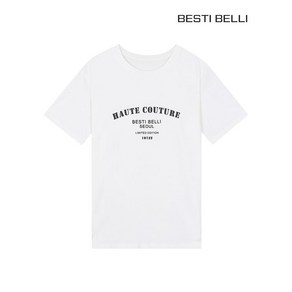 베스띠벨리 리미티드에디션 라운드 티셔츠 아이보리 BGIBF9830