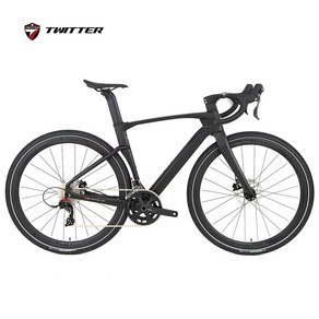 트위터 그래블자전거 GRAVEL V3 PRO RS24단 풀카본 카본일체형핸들바 85%박스배송, 1개, 48cm, 레드