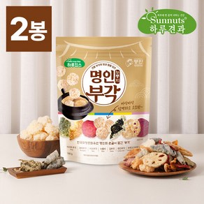 [하루견과] 명인부각 누룽지 180gx2봉, 2개, 180g