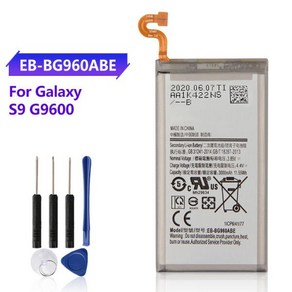 삼성 갤럭시 S9 G9600 용 휴대폰 배터리 3000mAh 교체, 한개옵션0