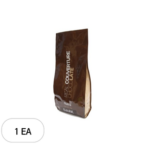 나트라 리얼 커버춰 다크 초콜릿, 1kg, 1개