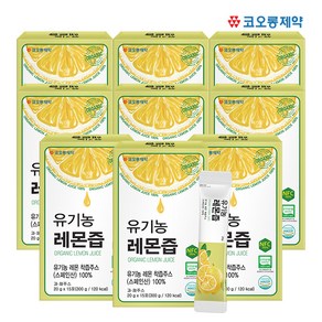 [코오롱제약] 유기농 레몬즙 15포x9박스, 300g, 9개