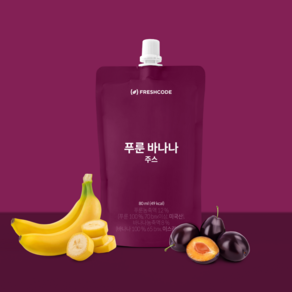 프레시코드 푸룬바나나 주스, 30개, 80ml