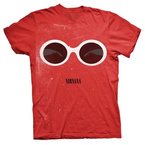 ROCKPANDA Nivana Red Sunglasses 반팔티