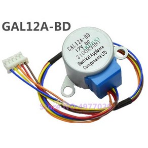 LG 호환용 GAL12A-BD 동기 스텝 스윙 모터 Galanz 행잉 에어컨 리프 디플렉터 바람 스윕 12V, [01] 2 pieces, 2) 1 piece, 1개