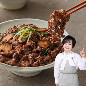 [KT알파쇼핑]빅마마 이혜정 아주 맛있는 한우불고기 200g*8팩 + 비법육수 250g*2팩, 200g, 1개