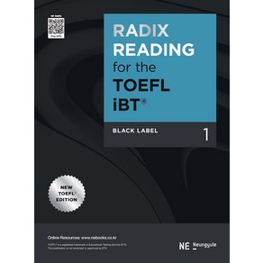 Radix Reading fo The TOEFL iBT Black Label 1