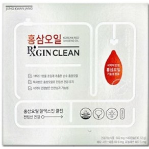 홍삼오일 RXGIN CLEAN 60캡슐, 1개, 60정