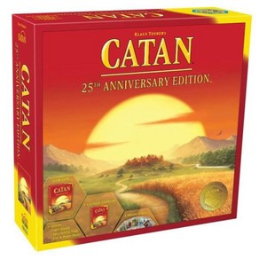 Catan 보드게임 25주년 기념판 전략 게임, 1개