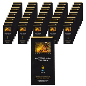 [40ml] 커피농가 케냐AA 더치커피 70팩 콜드브루, 40ml, 1개입, 70개