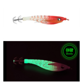 [오기몰] 요로시 이카메탈 스테 95mm 케이무라 UV 수평 한치 에기 슷테 오모리 어퍼 쭈꾸미 갑오징어, 1개