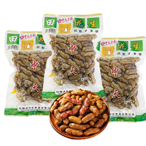 홍홍 중국식품 중국 땅콩조림 텐원 중국간식 피땅콩, 350g, 3개