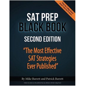 SAT Pep Black Book: The Most Effective SAT Stategies Eve Published, 1개, 블랙